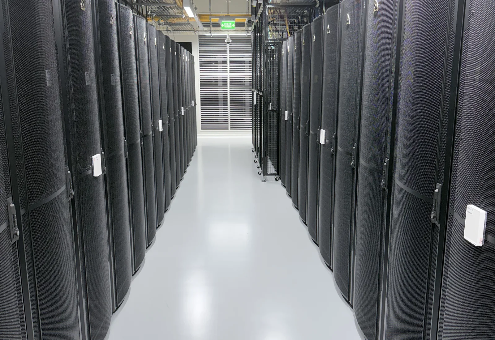 Data hall observed during the site visit